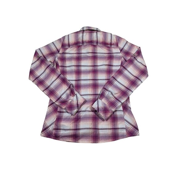 Marmot women's plaid long sleeve‎ button front roll tab outdoor shirt XS - Picture 4 of 11